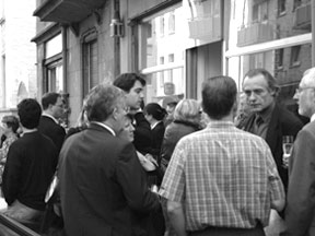 Gste der Vernissage
