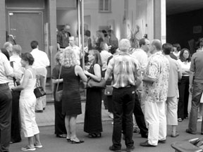 Gste der Vernissage